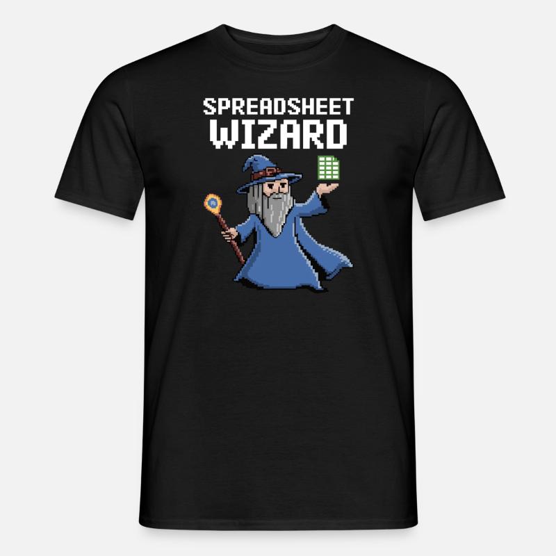 Tableur Assistant Drôle Contrôleur Comptable - T-shirt homme - noir