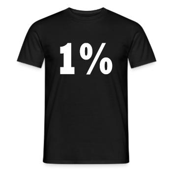 1 - Männer T-Shirt - Schwarz - Vorne - AI Model Male 178 light (178cm)