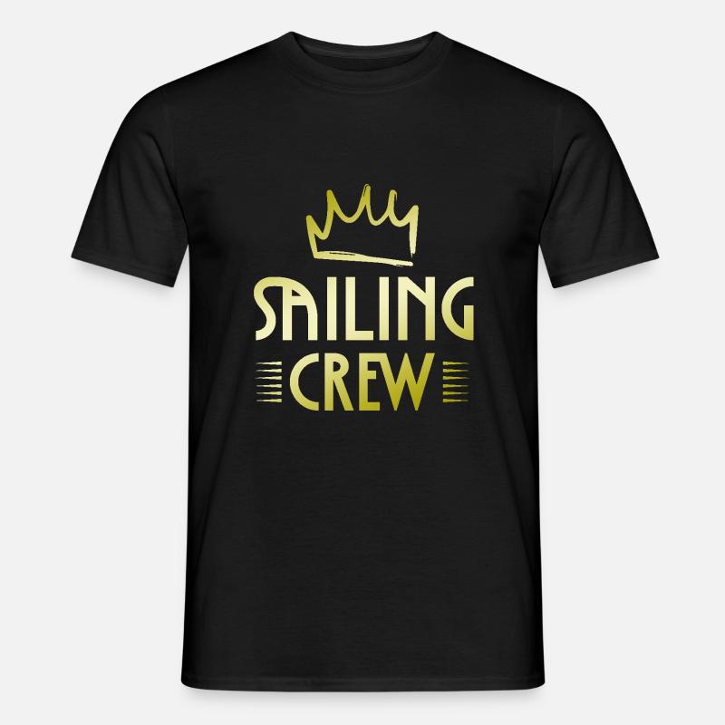 Sailing Crew - Männer T-Shirt - Schwarz
