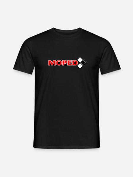 Moped logo 3c - Men's T-Shirt - black