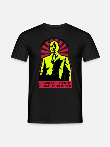 le maitre du monde - T-shirt homme - noir
