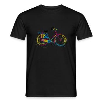 Cyclisme - T-shirt homme - noir - Devant - AI Model Male 178 light (178cm)
