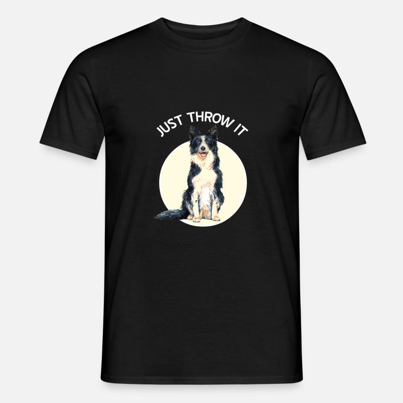Border Collie - Männer T-Shirt - Schwarz