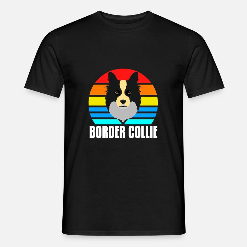 Border Collie - Männer T-Shirt - Schwarz