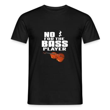 contrebasse - T-shirt homme - noir - Devant - AI Model Male 178 light (178cm)