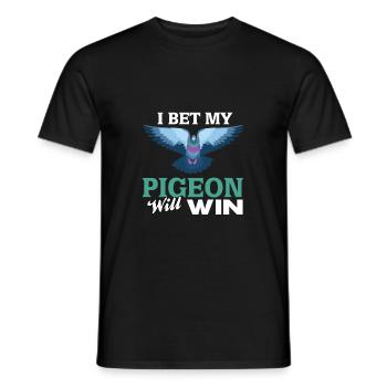 Dove - Men's T-Shirt - black - Front - AI Model Male 178 light (178cm)