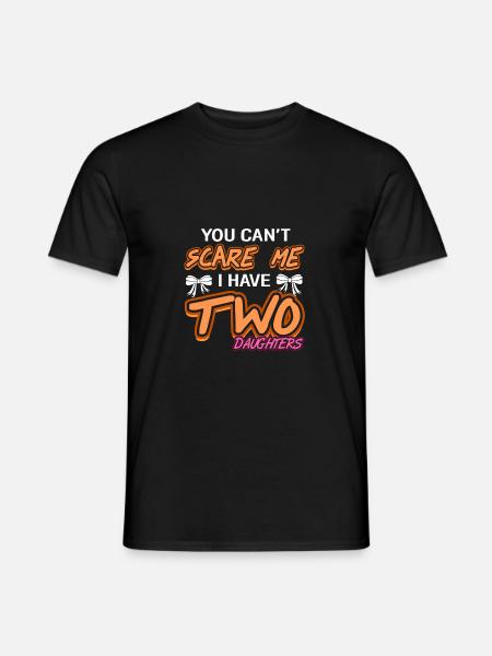 Vater und Tochter - Männer T-Shirt - Schwarz