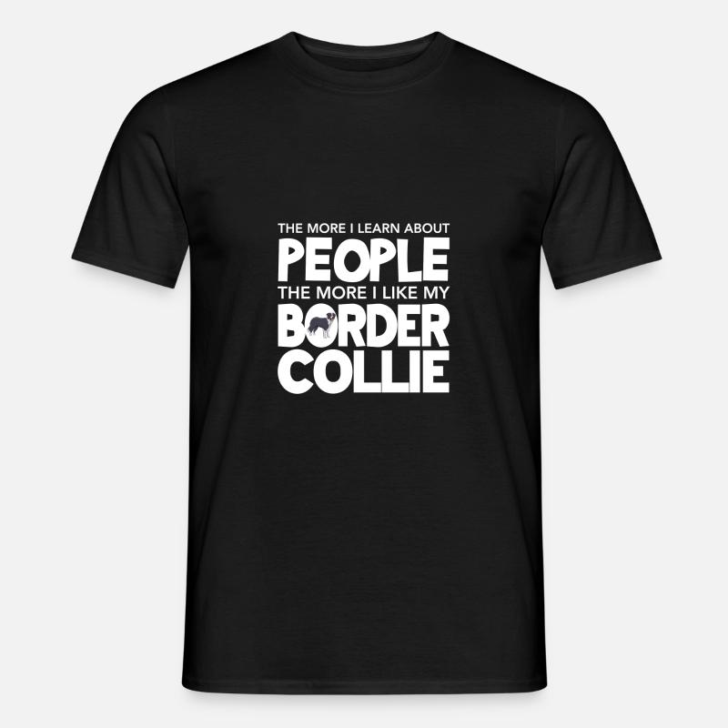 Border Collie - Männer T-Shirt - Schwarz