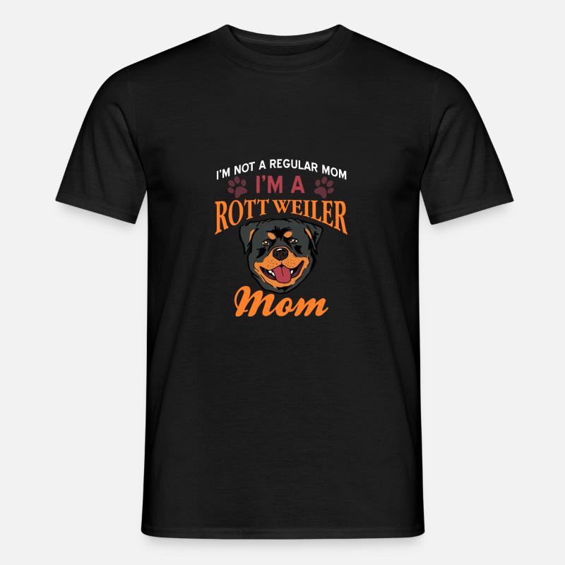 rottweiler - T-shirt uomo - nero