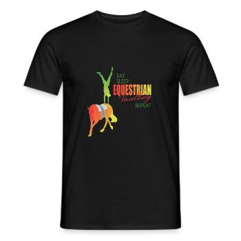 Voltiger cadeau de cheval - T-shirt homme - noir - Devant - AI Model Male 178 light (178cm)