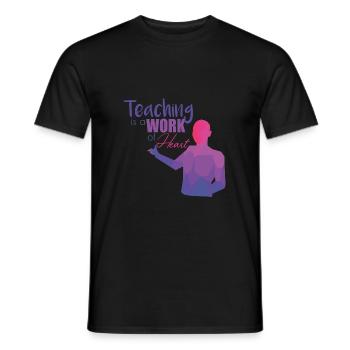 Enseignants - T-shirt homme - noir - Devant - AI Model Male 178 light (178cm)