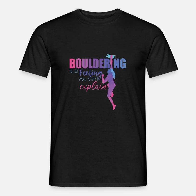 Bouldern - Mænd T-shirt - sort
