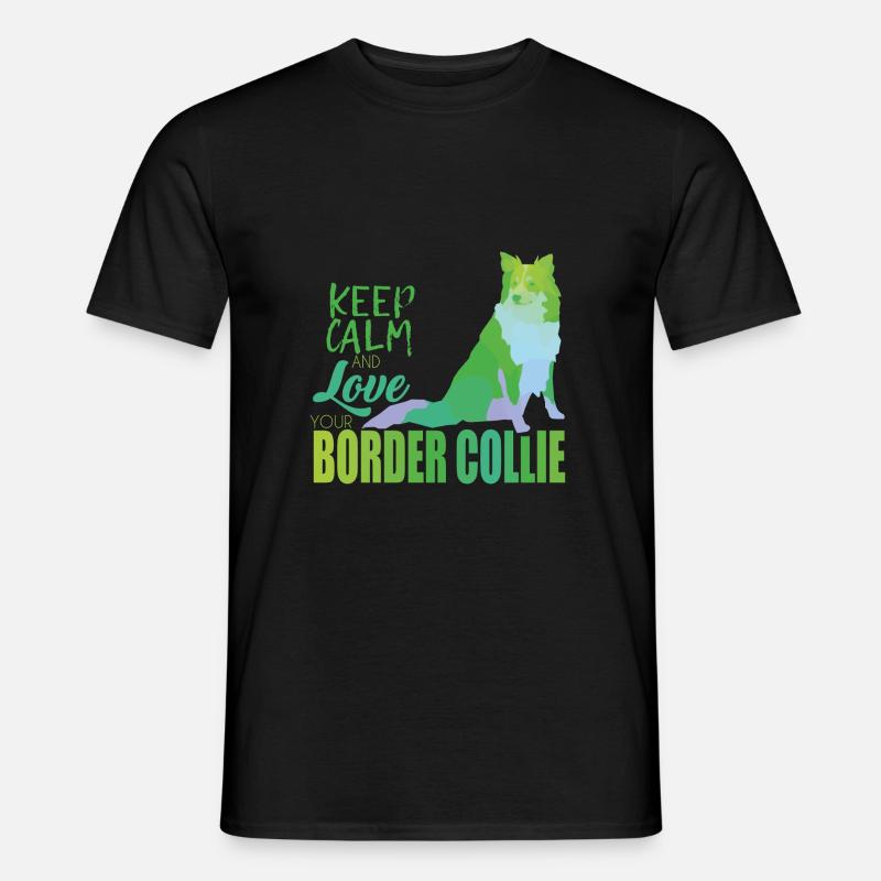 Border Collie - Männer T-Shirt - Schwarz