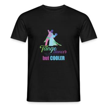 Danse de tango danseur danseur - T-shirt homme - noir - Devant - AI Model Male 178 light (178cm)