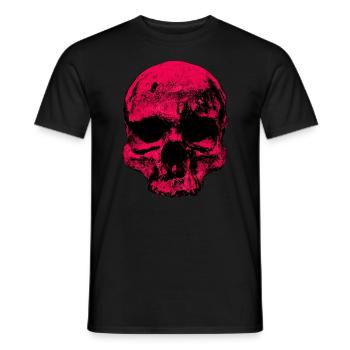 Schädel - Männer T-Shirt - Schwarz - Vorne - AI Model Male 178 light (178cm)