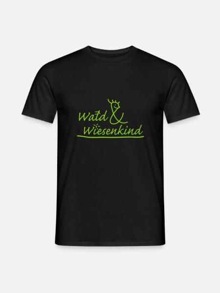 Wald&Wiesenkind - Männer T-Shirt - Schwarz