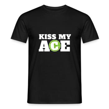 Tennis tennis club club cadeau - T-shirt homme - noir - Devant - AI Model Male 178 light (178cm)