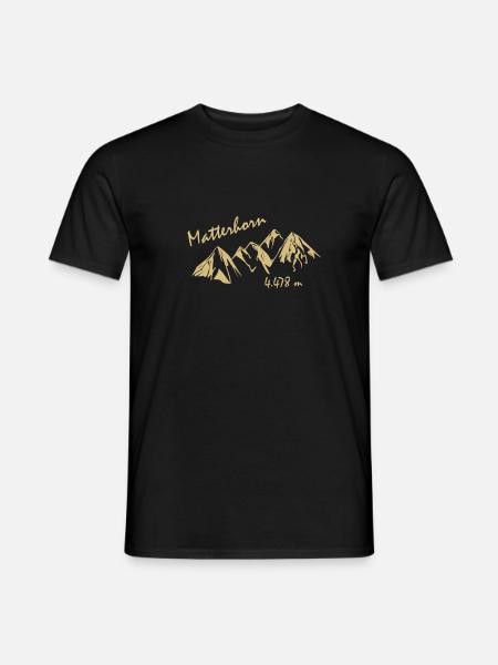 Matterhorn - Men's T-Shirt - black