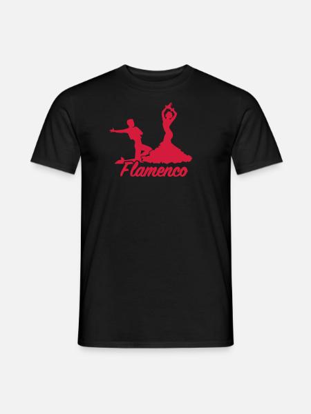 Flamenco - T-shirt herr - svart