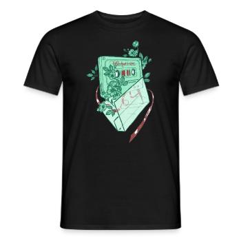 Oldschool Tape - Männer T-Shirt - Schwarz - Vorne - AI Model Male 178 light (178cm)