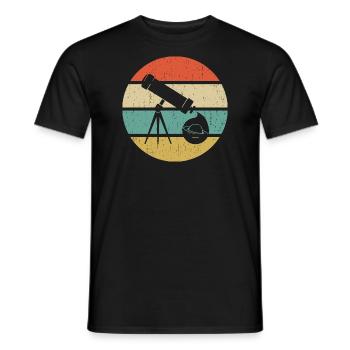 Astronomie Vintage Grafik - Männer T-Shirt - Schwarz - Vorne - AI Model Male 178 light (178cm)