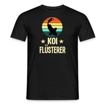 Kois Flüsterer Koi Besitzer Geschenk - Männer T-Shirt - Schwarz - Vorne - AI Model Male 178 light (178cm)