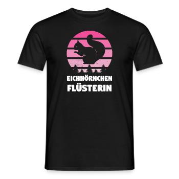 Eichhörnchen Tier Eichhörnchen Liebhaberin - Männer T-Shirt - Schwarz - Vorne - AI Model Male 178 light (178cm)
