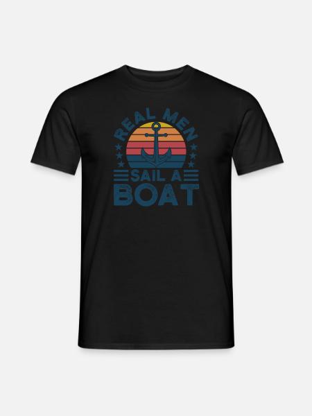 Captain Captains Boating Gift - Men's T-Shirt - black
