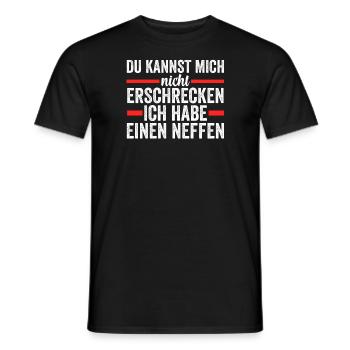 Onkel Neffe Onkels Geschenk - Männer T-Shirt - Schwarz - Vorne - AI Model Male 178 light (178cm)