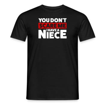 Onkel Nichte Onkel Nichte Geschenk - Männer T-Shirt - Schwarz - Vorne - AI Model Male 178 light (178cm)
