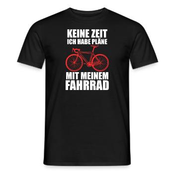Fahrrad Rennrad Fahrradfahrer Geschenk - Männer T-Shirt - Schwarz - Vorne - AI Model Male 178 light (178cm)