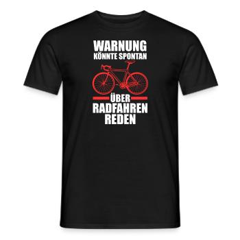 Fahrrad Rennrad Radsport Geschenk - Männer T-Shirt - Schwarz - Vorne - AI Model Male 178 light (178cm)