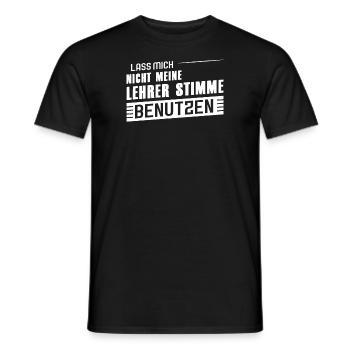 Lehrer Beruf Schullehrer Geschenk - Männer T-Shirt - Schwarz - Vorne - AI Model Male 178 light (178cm)