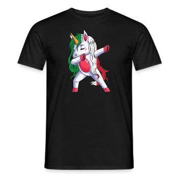 Flagge Unicron Italienische Flagge Italienische - Männer T-Shirt - Schwarz - Vorne - AI Model Male 178 light (178cm)
