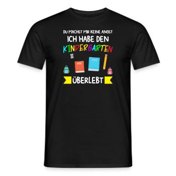 Kindergarten Abschluss Kindergartenkind Geschenk - Männer T-Shirt - Schwarz - Vorne - AI Model Male 178 light (178cm)