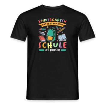 Kindergarten Abschluss Kindergarten Abschluss Gesc - Männer T-Shirt - Schwarz - Vorne - AI Model Male 178 light (178cm)