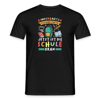 Kindergarten Abschluss Kindergartenkind Geschenk - Männer T-Shirt - Schwarz - Vorne - AI Model Male 178 light (178cm)