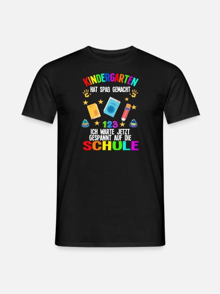 Kindergarten Kita-Abschluss Kindergartenkind Gesch - Männer T-Shirt - Schwarz