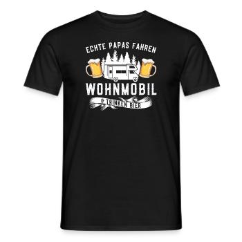 Campen Bier Camping & bier Bier Geschenk - Männer T-Shirt - Schwarz - Vorne - AI Model Male 178 light (178cm)