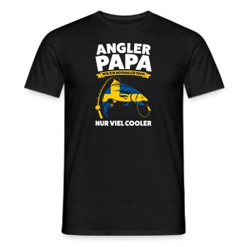 Schwedisch Angler Angeln Schweden Geschenk - Männer T-Shirt - Schwarz - Vorne - AI Model Male 178 light (178cm)