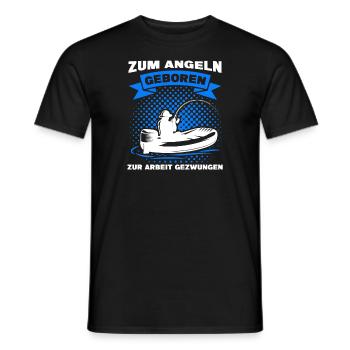 Angeln Fisch Fischer Angler Angeln Geschenk - Männer T-Shirt - Schwarz - Vorne - AI Model Male 178 light (178cm)