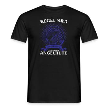 Angeln Fisch Fischer Angler Angeln Geschenk - Männer T-Shirt - Schwarz - Vorne - AI Model Male 178 light (178cm)