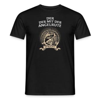 Angeln Fisch Fischer Angler Angeln Geschenk - Männer T-Shirt - Schwarz - Vorne - AI Model Male 178 light (178cm)