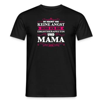 Ergotherapeutin Mama Ergotherapie Geschenk - Männer T-Shirt - Schwarz - Vorne - AI Model Male 178 light (178cm)