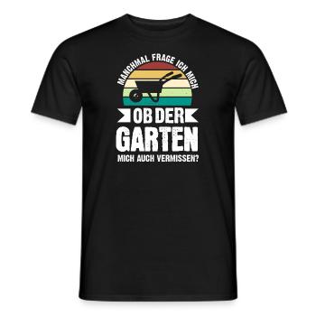 Gartenarbeit Garten Gartenliebhaber Geschenk - Männer T-Shirt - Schwarz - Vorne - AI Model Male 178 light (178cm)