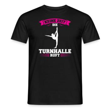 Turnen Mädchen Turnerinnen Geschenk - Männer T-Shirt - Schwarz - Vorne - AI Model Male 178 light (178cm)