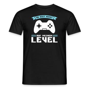 Gaming Zocken Konsole Geschenk - Männer T-Shirt - Schwarz - Vorne - AI Model Male 178 light (178cm)