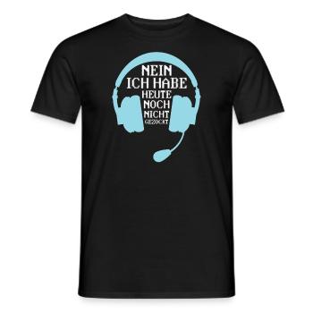 Gaming Zocken Konsole Geschenk - Männer T-Shirt - Schwarz - Vorne - AI Model Male 178 light (178cm)