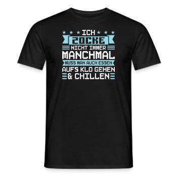 Gaming Zocken Konsole Geschenk - Männer T-Shirt - Schwarz - Vorne - AI Model Male 178 light (178cm)