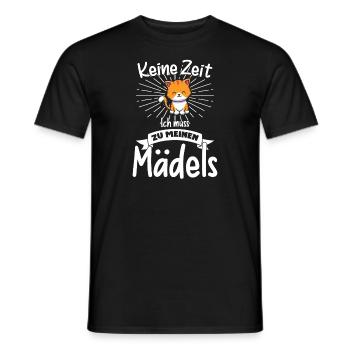 Katze Tier Katzenhalter Geschenk - Männer T-Shirt - Schwarz - Vorne - AI Model Male 178 light (178cm)
